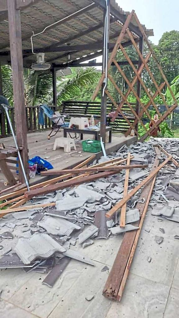 Earthquake of segamat
